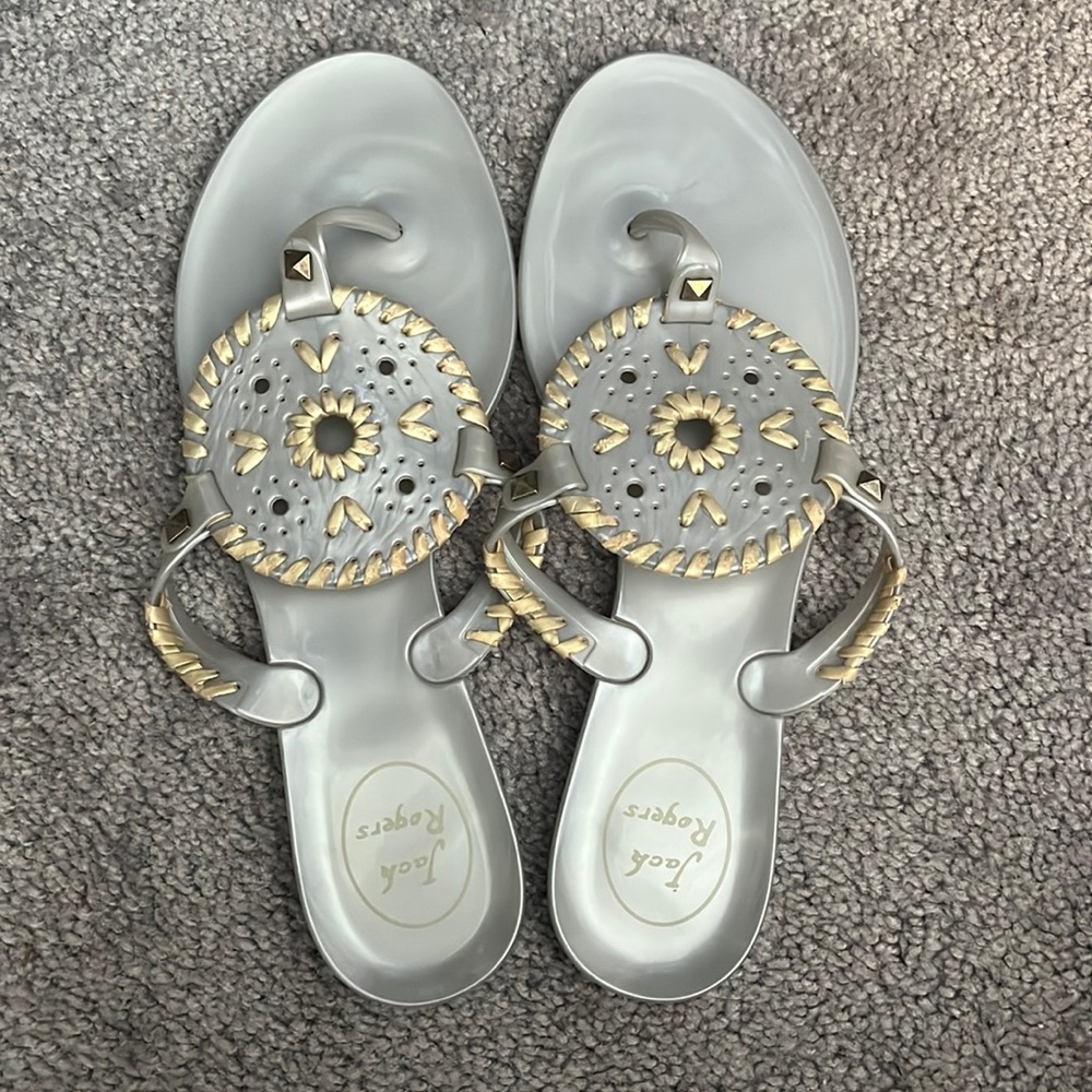 Jack Rogers jelly sandals size 8